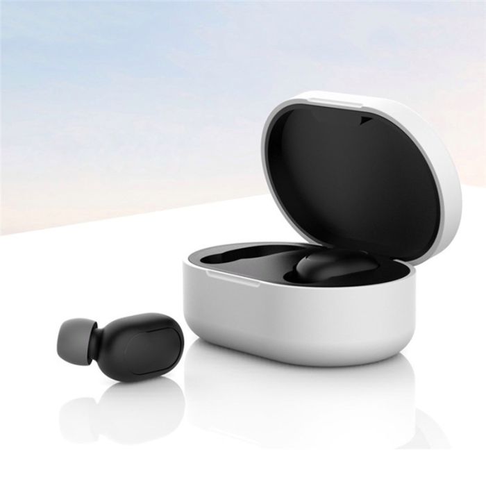 Чохол силіконовий BlackPink Xiaomi AirDots, Рожевий (Білий)