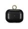 Чохол AirPods Pro iCarer Classic Leather Case , Світло Коричневий (Чорний)
