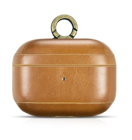 Чохол AirPods Pro iCarer Classic Leather Case , Світло Коричневий (Коричневий)