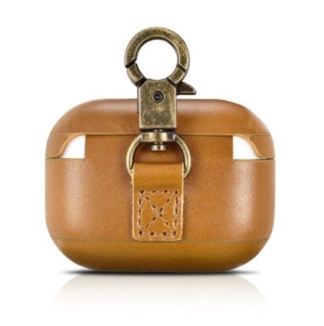 Чохол AirPods Pro iCarer Classic Leather Case , Світло Коричневий (Коричневий)