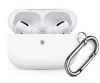 Чохол Силіконовий BlackPink для AirPods Pro Ultra Classic з карабіном, Зелений (Білий)