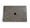 Чохол накладка на MacBook air 13 M1 ( 1932/2337 ) ШКІРЯНИЙ (Світло-сірий)