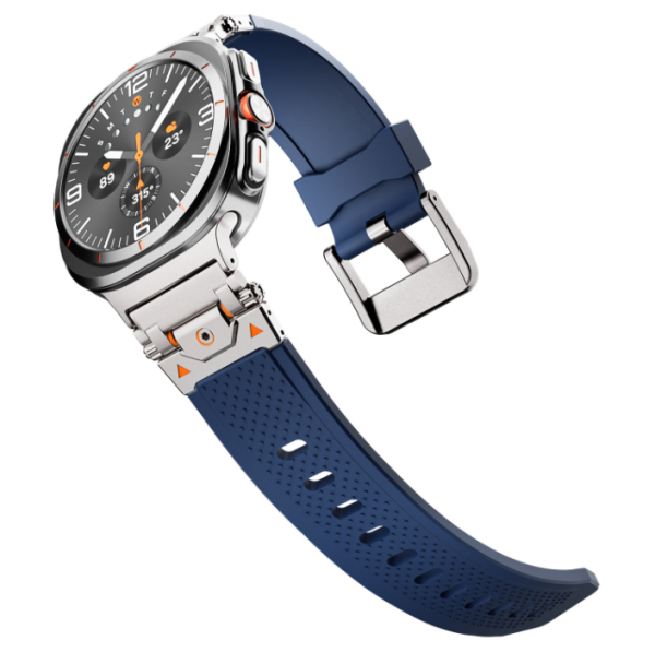Ремінець для Samsung Galaxy Watch 7 Ultra 47mm (TPU + металевий конектор) (Blue)