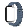 Силіконовий ремінець Ocean з алюмінієвою рамкою для Mi Band 9 Active / Redmi Band 3 (Синій)