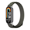 Тканинний ремінець Alpine для Mi Band 8 / 9 з липучкою (Зелений)