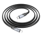 Дата кабель USAMS US-SJ591 Type-C to Type-C PD 100W Transparent Digital Display Cable (2м)