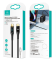 Дата кабель USAMS US-SJ591 Type-C to Type-C PD 100W Transparent Digital Display Cable (2м)
