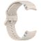 Силіконовий ремінець для Samsung Galaxy Watch 7/FE/6/5/4 (Кремовий)