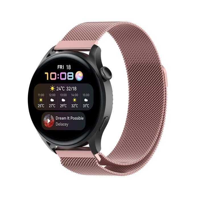 Ремінець міланська петля 22mm  (Rose gold)