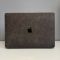 Чохол накладка з еко шкіри на MacBook Air 15 (A2941) (Coffe)