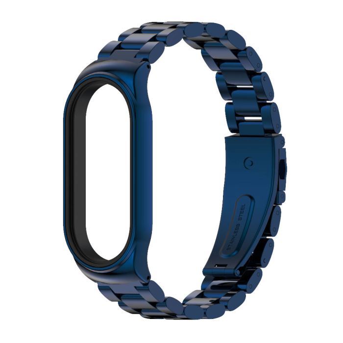 Ремінець металевий для Miband 8/9 MIjoas (Синій)
