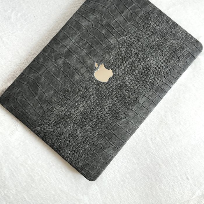 Чохол накладка на MacBook air 13 M2 (A2681) шкіра (Серый)