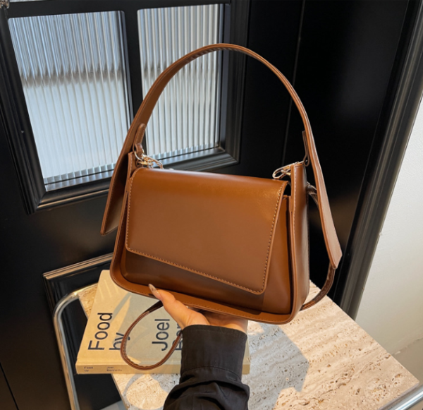 JUZI Retro Mini Bag – жіноча осіння класика (Brown)