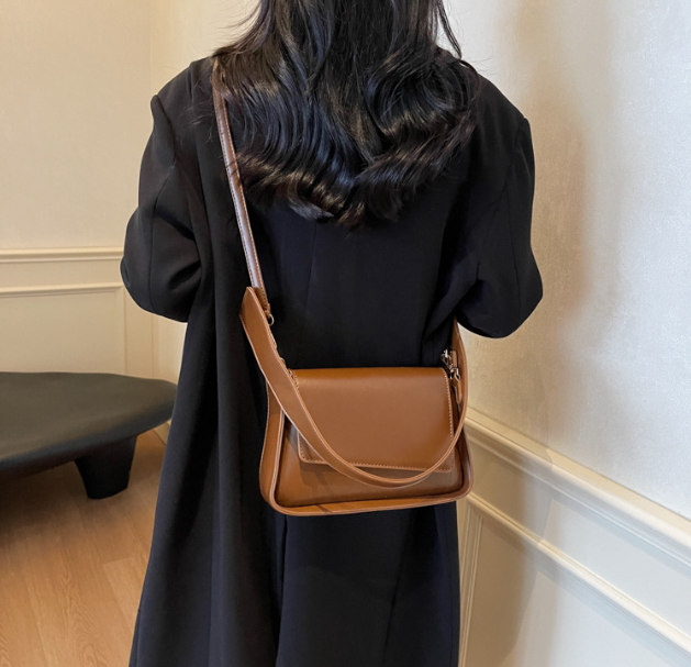 JUZI Retro Mini Bag – жіноча осіння класика (Brown)