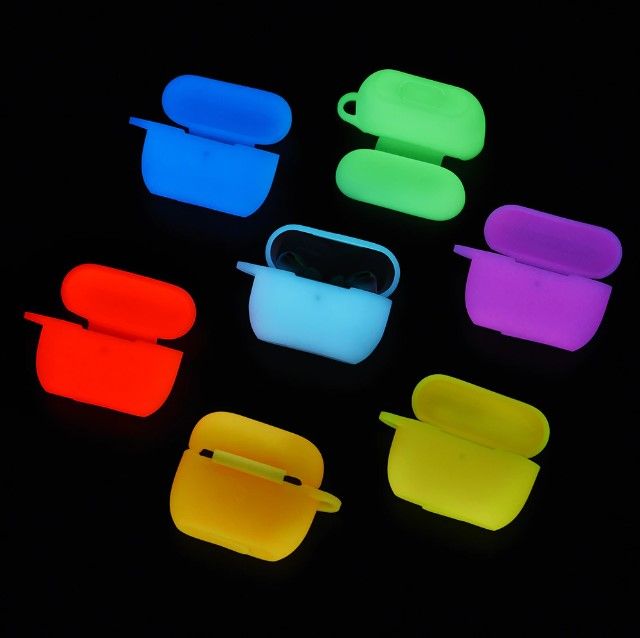 Чохол BlackPink для AirPods 3, що світиться,  (Червоний)