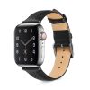 Шкіряний ремінець BlackPink Modern для Apple Watch 38/40mm, Чорний (Чорний)