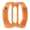 Ремінець силіконовий для MIband 4/5/6 MIJOAS, Червоний (Помаранчевий)