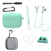 Комплект аксесуарів для AirPods Pro 3 (2025): чохол, фіксатори, шнур (ментоловий)