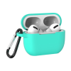 Чохол силіконовий з карабіном для Airpods 3 (Ментоловий)