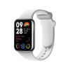 Ремінець силіконовий для Xiaomi Mi Band 8 Pro / 9 Pro з металевим кріпленням (Білий)