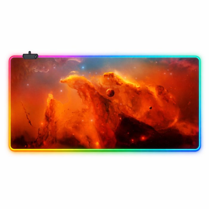LED килимок для мишки Космос 80х30см. (10)
