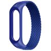 Тканинний монобраслет Braided Solo Loop для Xiaomi Mi Band 3 | 4 | 5 | 6 (S - 160 мм), Чорний (Синій)