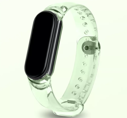Силіконовий ремінець для браслета Xiaomi Mi Band 8/9 (Зелений)