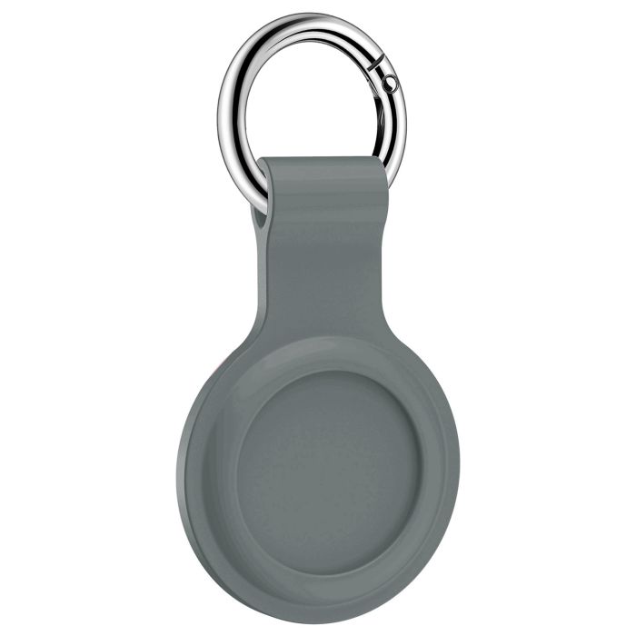 Силікон, AirTag, Чохол + роздрібна упаковка (Темно серый)