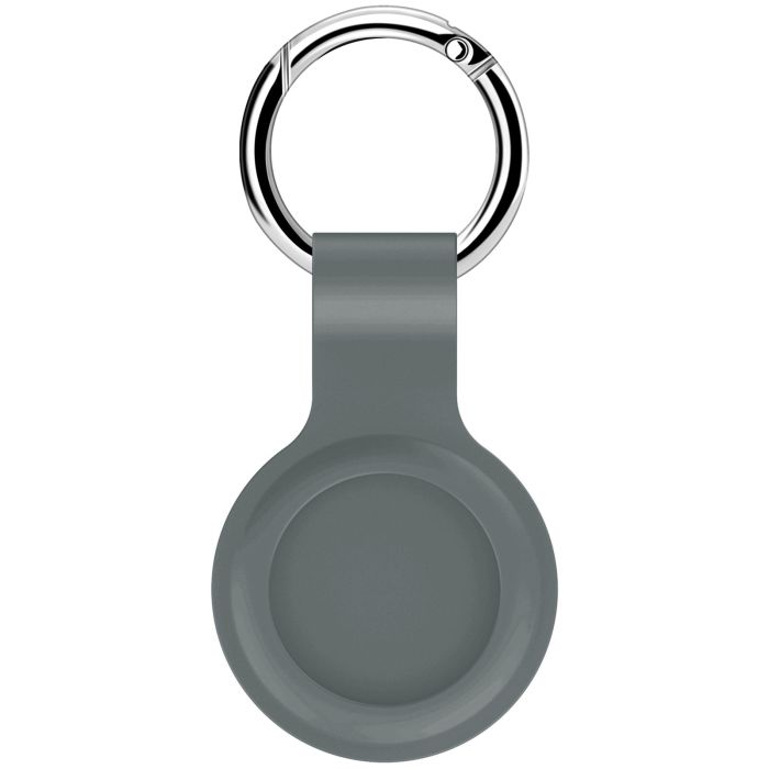 Силікон, AirTag, Чохол + роздрібна упаковка (Темно серый)