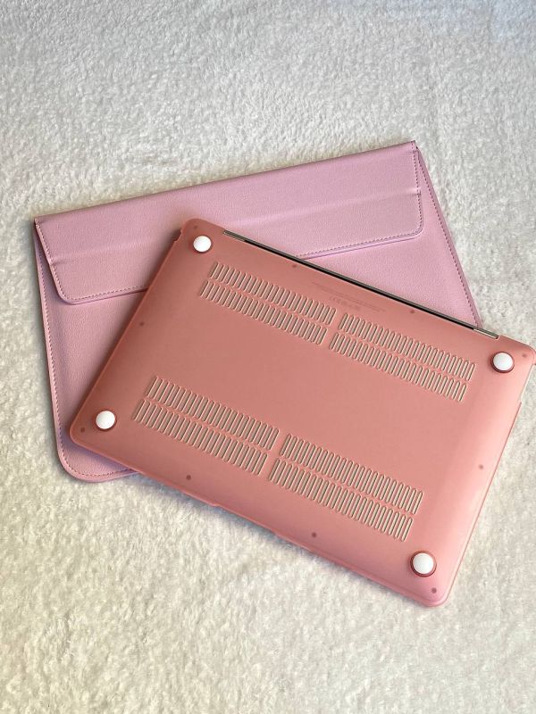 Чохол для MacBook Air 13" (2018 - 2020 | M1 | A1932 | A2337) матовий (Рожевий)