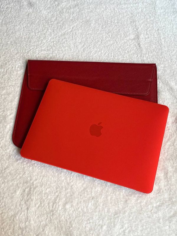 Чохол для MacBook Air 13" (2018 - 2020 | M1 | A1932 | A2337) матовий (Червоний)