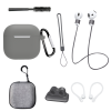 Чохол для AirPods 4 із комплектом аксесуарів 7в1 (Сірий)