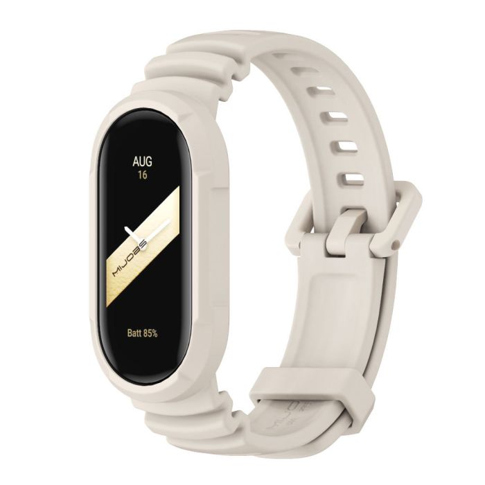 Ремінець силіконовий MIJOAS для Miband 8/9 (Білий)