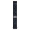 Ремінець Sport Loop для смарт годинників - 20 мм Silty (Black and Blue)
