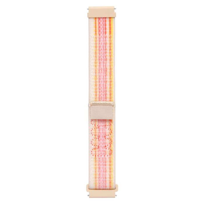 Ремінець Sport Loop для смарт годинників - 20 мм Silty (Starlight with Pink)