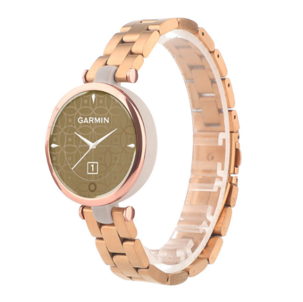 Металевий браслет із нержавіючої сталі для Garmin Lily (Gold)
