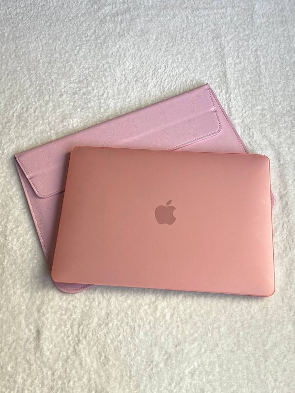 Чохол для MacBook Air 13.6" M2 ( Model - A2681 ) Матовий (Рожевий)