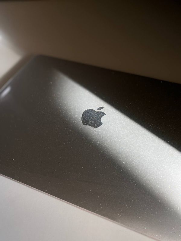 Чохол накладка для MacBook Pro 14" (A2442) з блискітками (Прозорий)