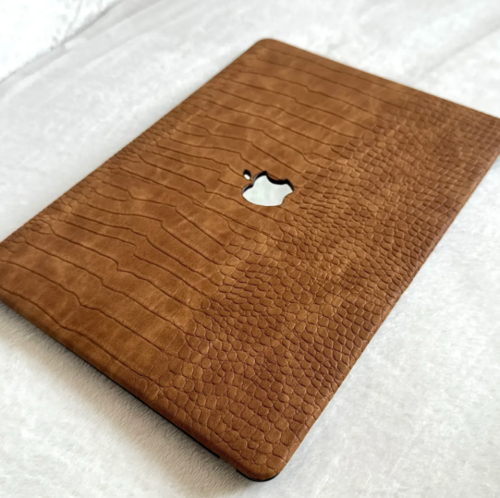 Чохол шкіряний MacBook Pro 14" (2442/2779) (Гірчичний)