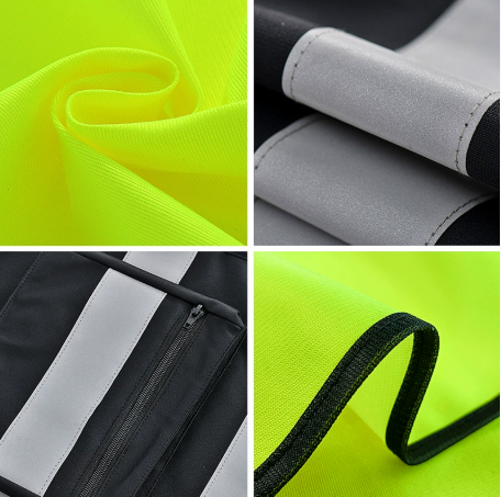 Світловідбиваючий жилет безпеки з кишенями (жовтий / помаранчевий) (Green)