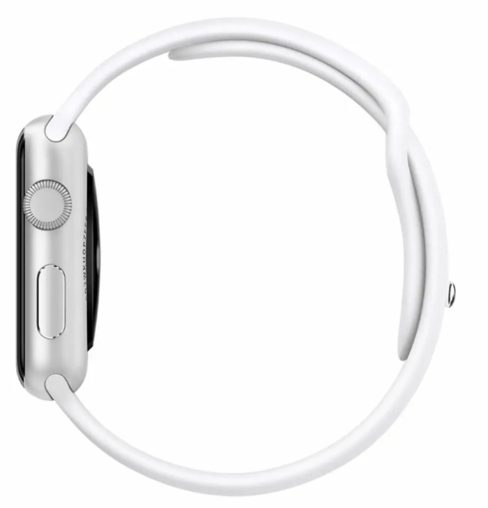 Ремінець силіконовий для Apple Watch 38/40/41 AAA+, Зелений (Білий)