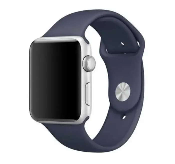 Ремінець силіконовий для Apple Watch 38/40/41 AAA+, Зелений (Синій)