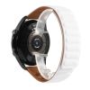 Ремешок силиконовый магнитный MagStrap 20 мм Samsung Galaxy Watch 4 | AMAZFIT Bip | GTS | GTR, Синий (Білий)