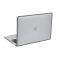 Пластикова накладка з силіконовим бампером для Macbook Air (M1 | A1932 | A2337) (Прозрачный + серый бампер)