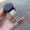 Титановий ремінець для Garmin 22 мм Quick Release — браслет Titanium з силіконовою вставкою, проти п (silver+orange)
