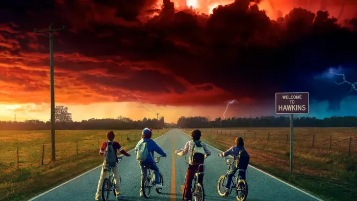 RGB ігровий килимок Stranger things 80×30 см з підсвіткою – LED Mouse Pad