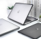 Пластикова накладка з силіконовим бампером для Macbook Air (M1 | A1932 | A2337) (Черный прозрачный + Черный бампер)