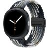 Ремінець плетений нейлоновий з магнітною застібкою для Samsung Watch 22 мм (black color)