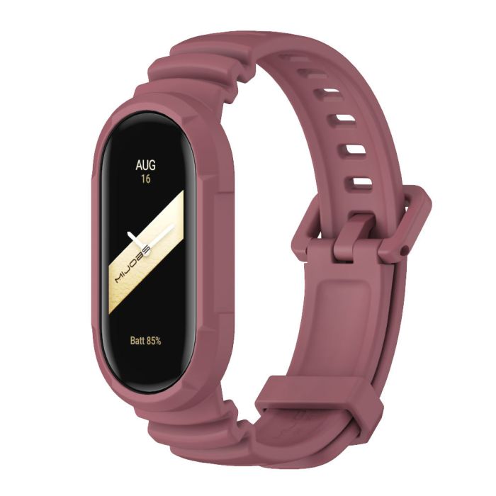 Ремінець силіконовий MIJOAS для Miband 8/9 (Фіолетовий)