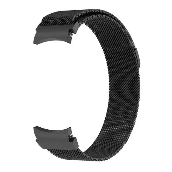 Ремешок миланская петля для Cмарт часов Samsung Galaxy Classic Watch 4, Серебряный (Чорний)